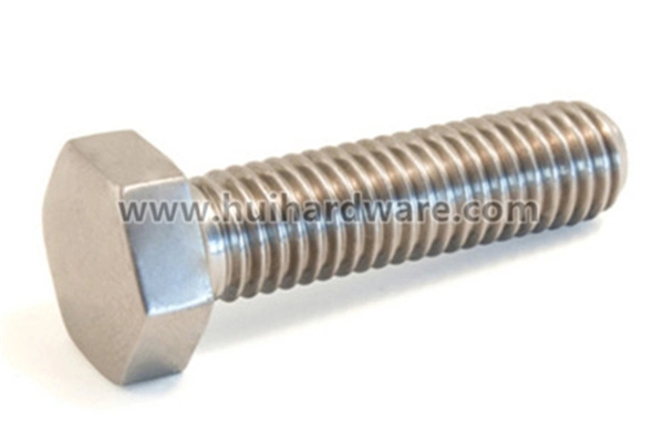 High Quality Gr2 Gr5 Titanium Hex Bolts with Full Threaded