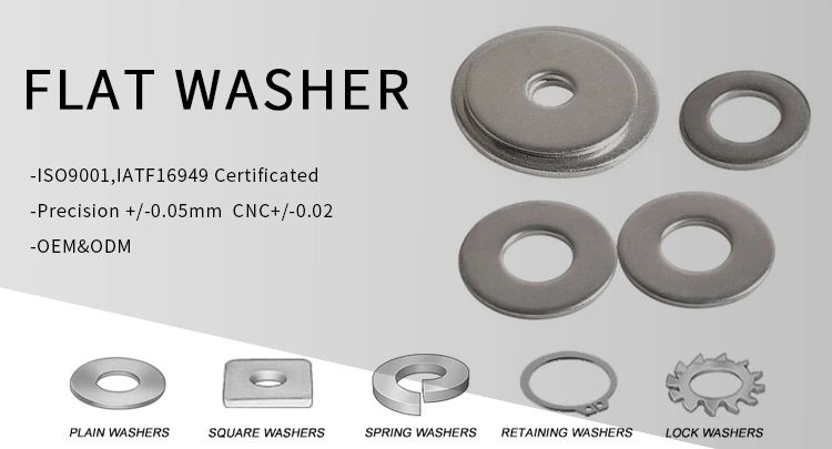 M6 M8 M10 Anodized Plated Aluminum Flat Washer DIN125 Titst Titanium Washer M5 M6 M8 M10 Gr2 Gr5 DIN125 Titanium Flat Washer