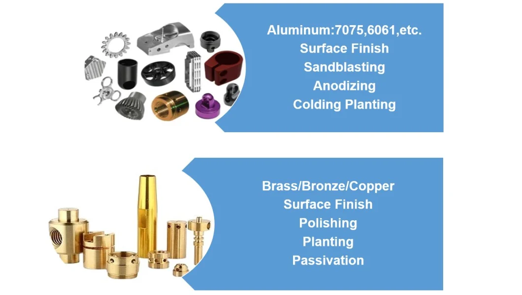 Processing CNC Turning Milling Cutting Aluminum Alloy Brass Metal Fastener