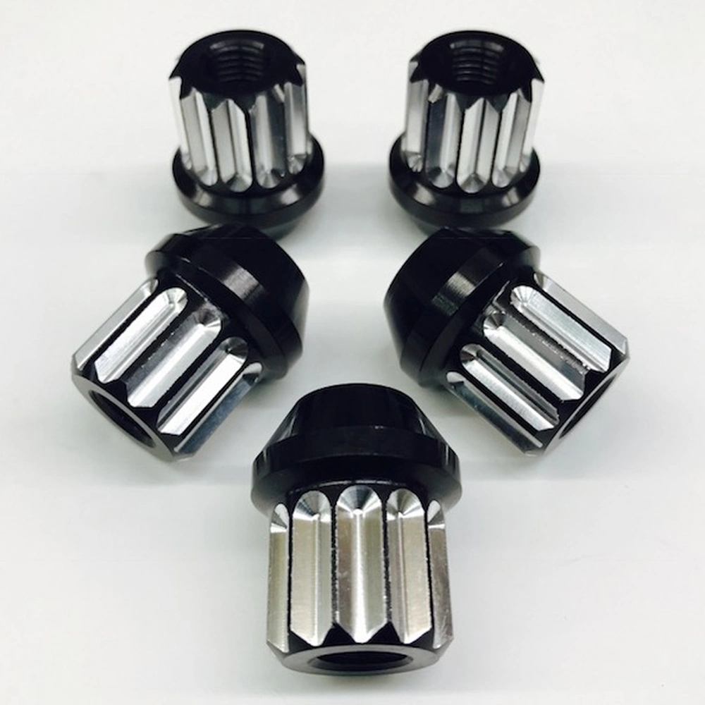 Custom Aluminum Titanium 12PT 12 Point Car Auto Wheel Lug Nut