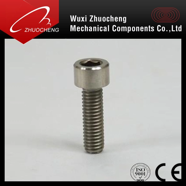 Yellow Zinc Plated Hex Socket Titanium Alloy Screw Bolt