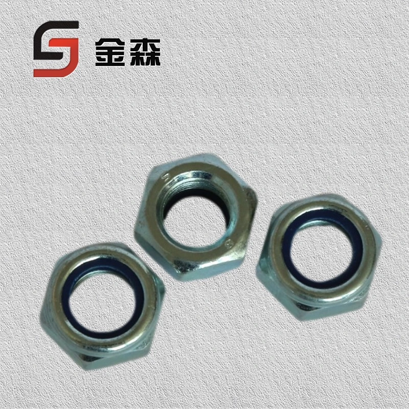 High-Strength Hexagonal Thickened Nylon Self-Locking Nut Nut Nut Lock Lock Nut Titanium/Titanium Alloy 9.8level